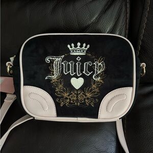 Juicy Couture Black and Pink Women's Bag